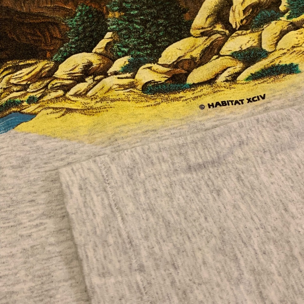 Vintage Native American Habitat Tee. Single Stitch - Picture 5 of 6